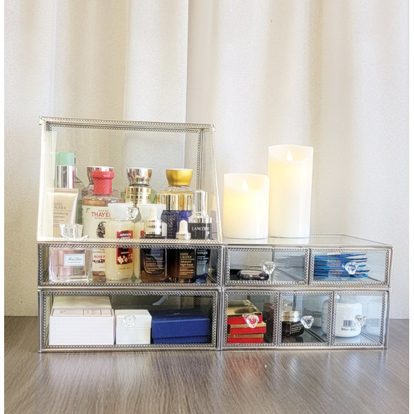 Mercer41 Condon Glass Makeup Organizer & Reviews Wayfair